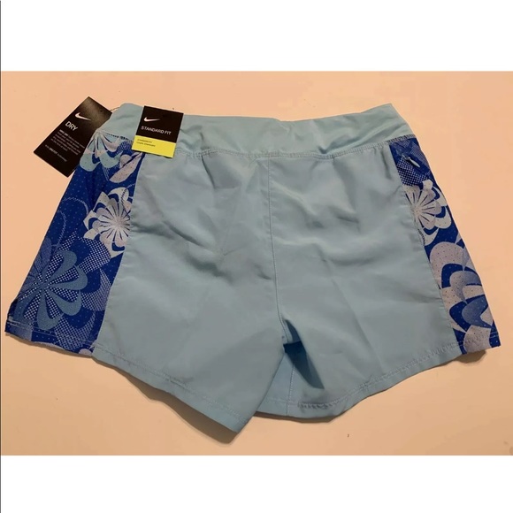 NWT NIKE Dry Running Dri Fit Girls Shorts Blue 🍁 - Picture 5 of 8